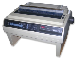 Refurbished ADP Okidata Pacemark 3410 Printer + Bottom Feed Report Printer Oki part# 61800801 DMS 3410E