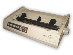Oki Okidata ML 321 Turbo Printer 62411701 NO TOP PLASTIC